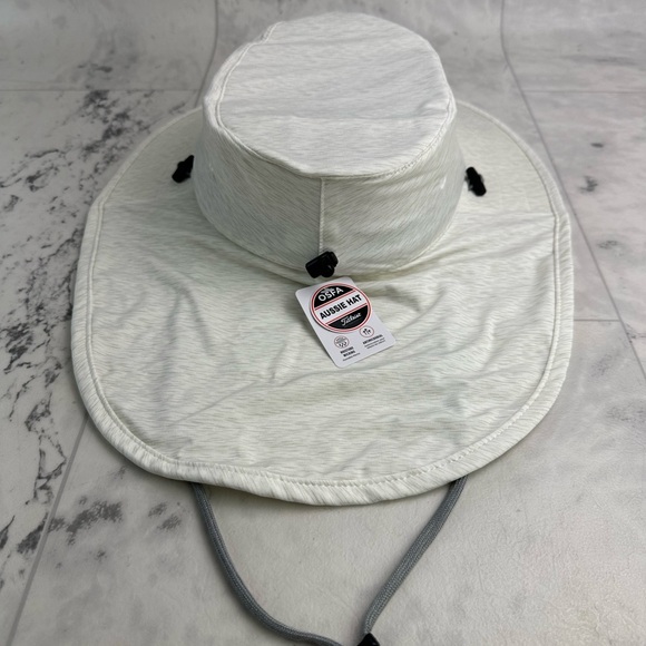 NEW Titleist StaCool Aussie Dropback Golf Bucket Hat Cap Heather White - Picture 4 of 6